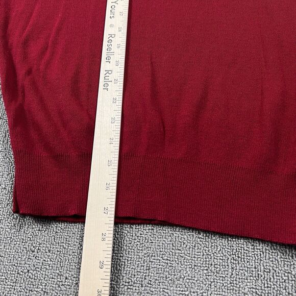 Vintage Le Tigre Sweater Adult Large Red Turtle Neck Sweatshirt Casual Men's - Picture 11 of 15